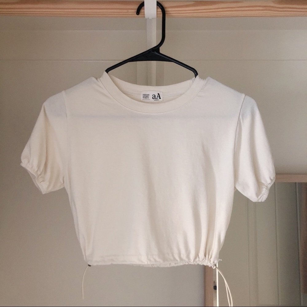 Drawstring Crop Top